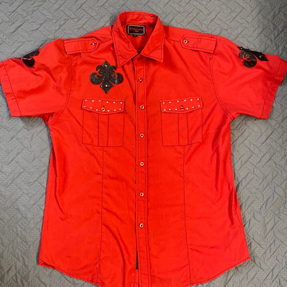 PATRONCITO USA SIZE LARGE DRESS SHIRT